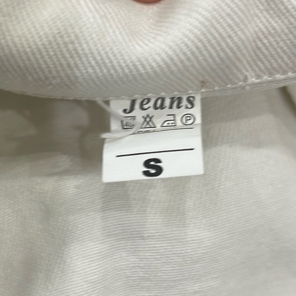 Bride denim jacket with fringe - Picture 3 of 5